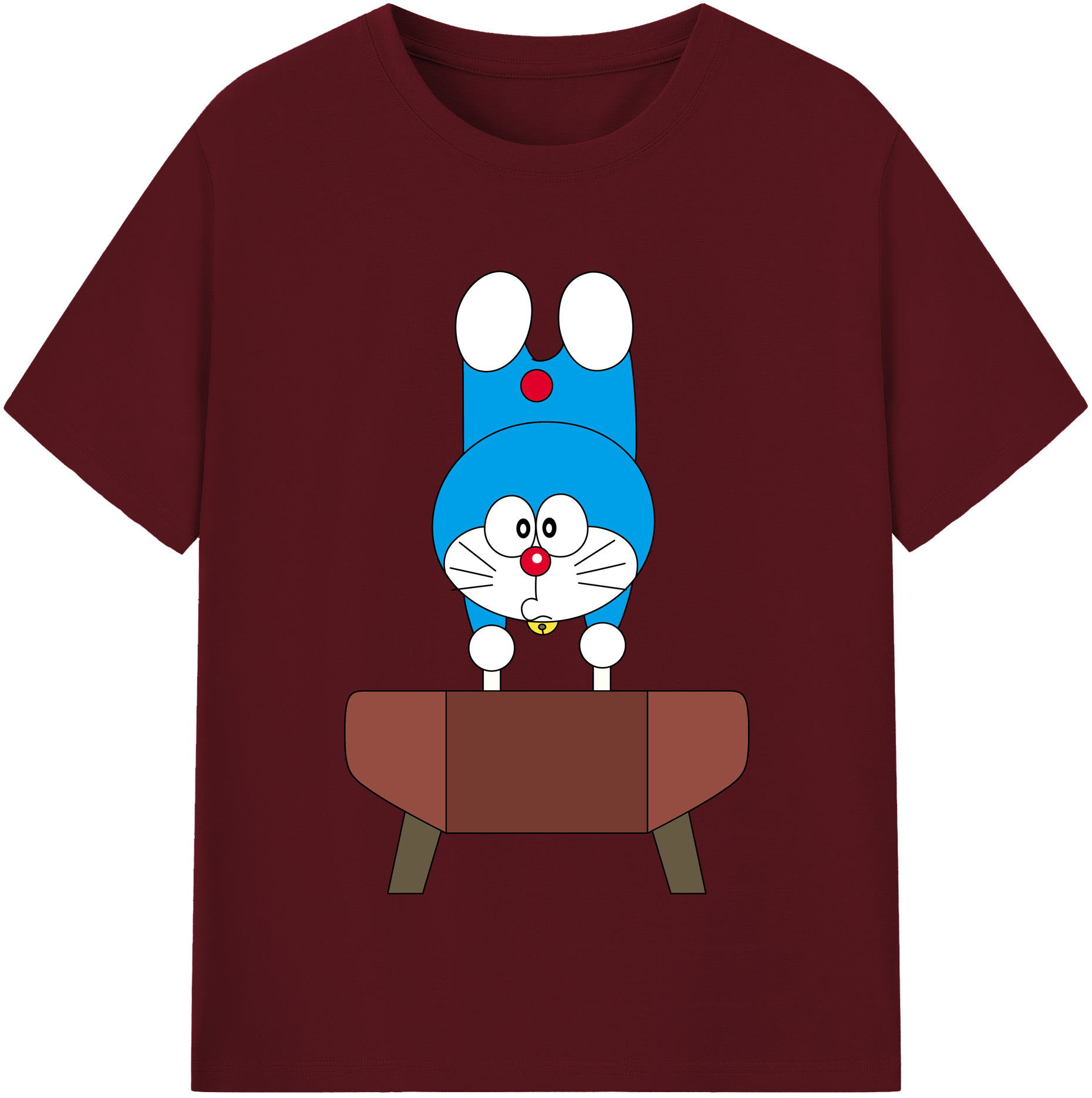 （画像用） ドラえもん Doraemon 綿100％半袖Tシャツ（フロントプリント）